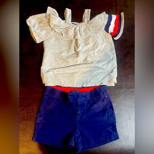 Tommy Hilfiger Girl Bundle. Shirt 8 Shorts 7